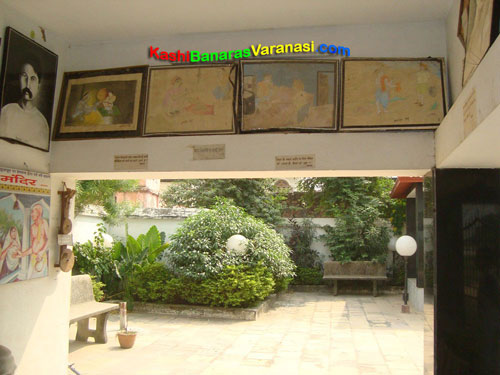 Premchand's paintings at his memorial